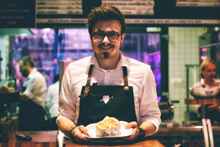Chef cocinando